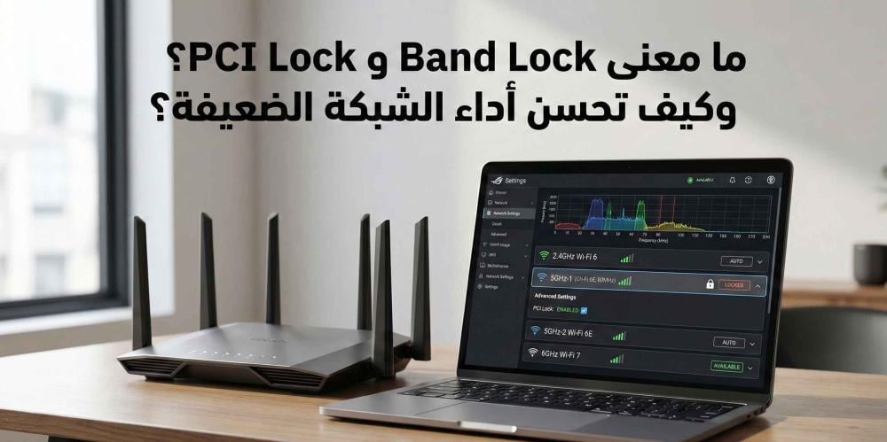 ما معنى Band Lock وPCI Lock؟ وكيف تحسن أداء الشبكة الضعيفة؟