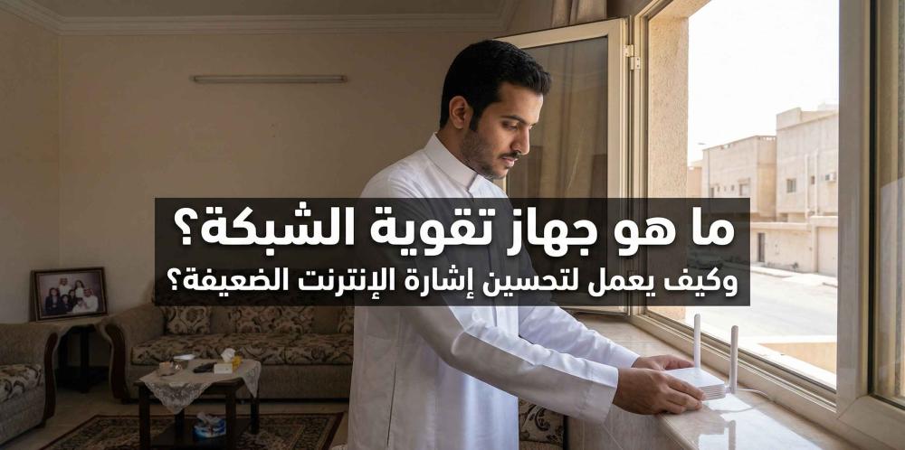 ما هو جهاز تقوية الشبكة؟ وكيف يعمل لتحسين إشارة الإنترنت الضعيفة؟