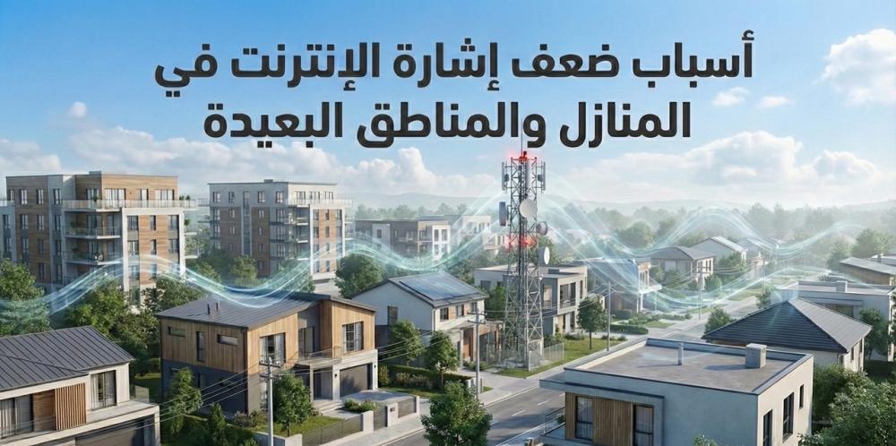 أسباب ضعف إشارة الإنترنت في المنازل والمناطق البعيدة