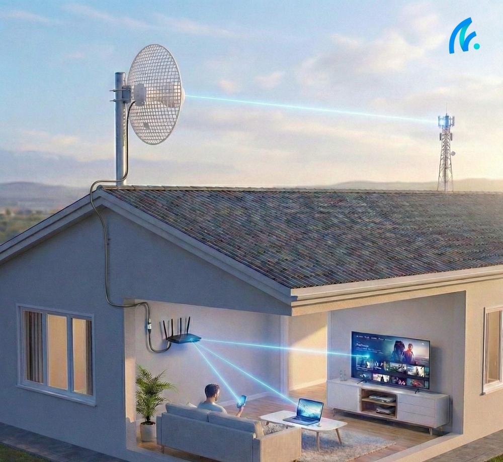 هوائي ماكس سيجنال 5G | الحل النهائي لمشكلة ضعف الإنترنت في المناطق ذات التغطية الضعيفة