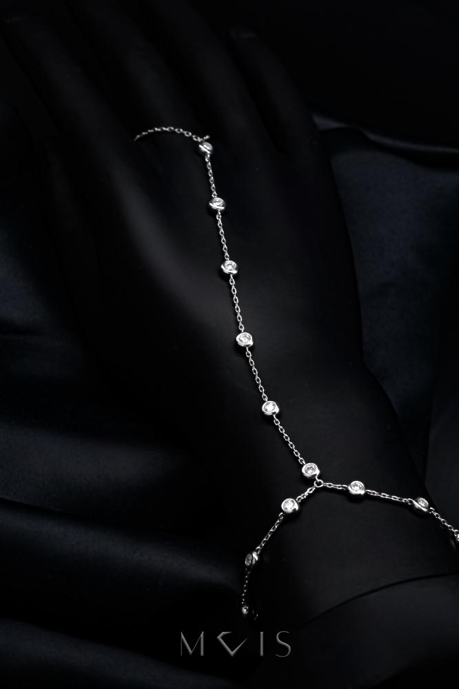 قطعة كف اليد بالسولتيرات الدائرية