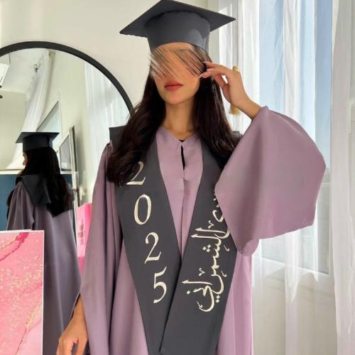 عباية تخرج 2025 الأكثر طلبا مكونه من وشاح تخرج و ع...