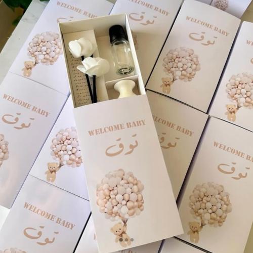 توزيعات فواحات مع الثيم مجموعة 12 حبه