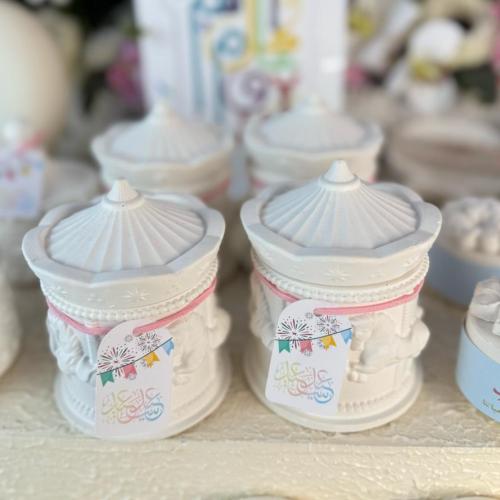 علب توزيعات الملاهي مع ثيم العيد قطعه وحده
