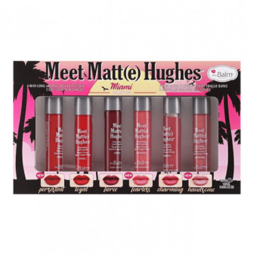 مجموعة احمر الشفاة السائل ميت مات هيوز ميا مي