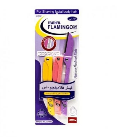 فيذر فلامنجو-اس حلاقه للحواجب