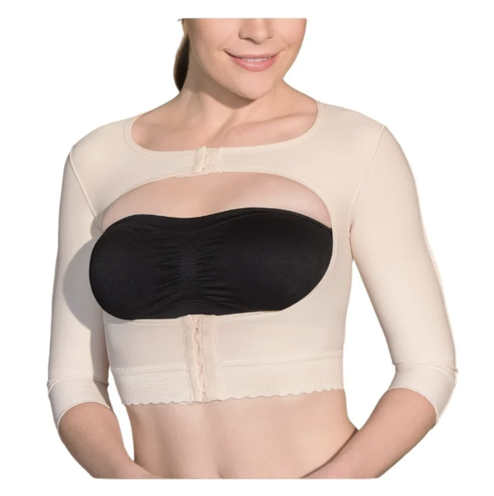 مشد طبي مارينا ( FVOM) ضاغط مكشوف الصدر لعمليات شفط دهون الذراعين و الظهر FVOM M