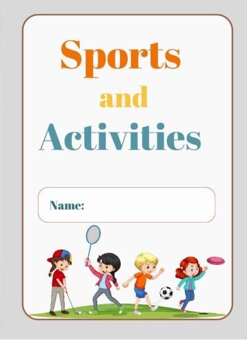 مطوية انجليزي ثالث (sports and Activities )