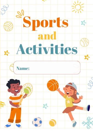 مطوية انجليزي ثالث (sports and Activities )