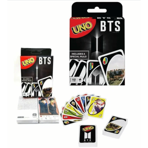 لعبة اونو فرقة BTS الكورية - UNO CARDS BTS