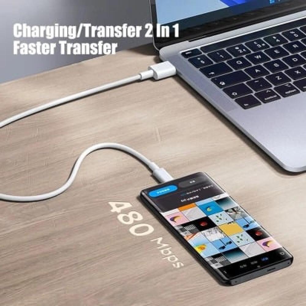 كابل شحن سريع PD من C إلى C، متوافق مع iPhone 15 و 16، Huawei، Xiaomi، Samsung