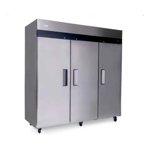 فريزر عمودي بانكول 3 باب مغلق - ستيل MBF8003