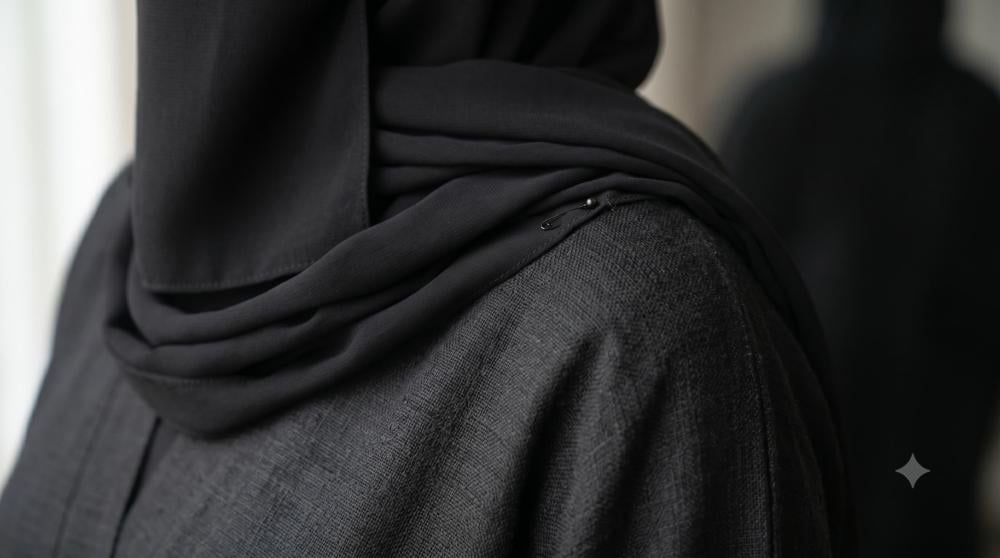 كيف أثبت النقاب والطرحة مع عباية الكتان؟ (طرق سحرية)