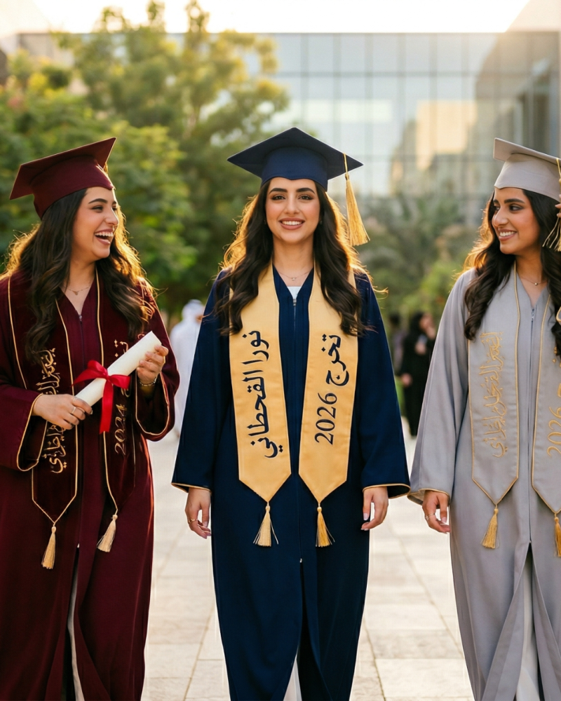 ألوان عبايات التخرج 2026: دليلك لاختيار الإطلالة المثالية ليومك المنتظر