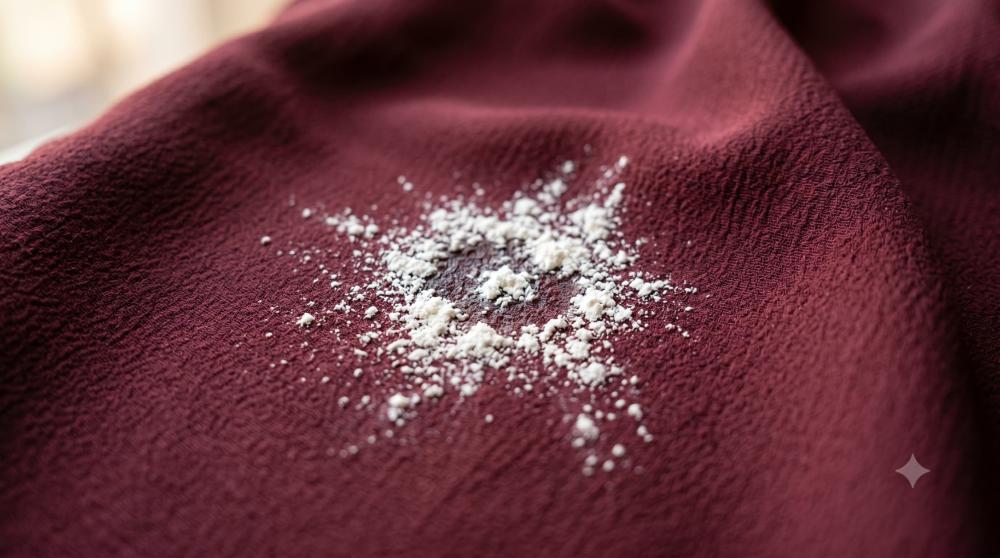 كيف أشيل بقع الزيت من العباية الملونة بدون ما يخرب لونها؟ (خطوات سريعة