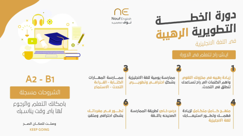 دورة فوق المبتدى والمتوسط A2-B1