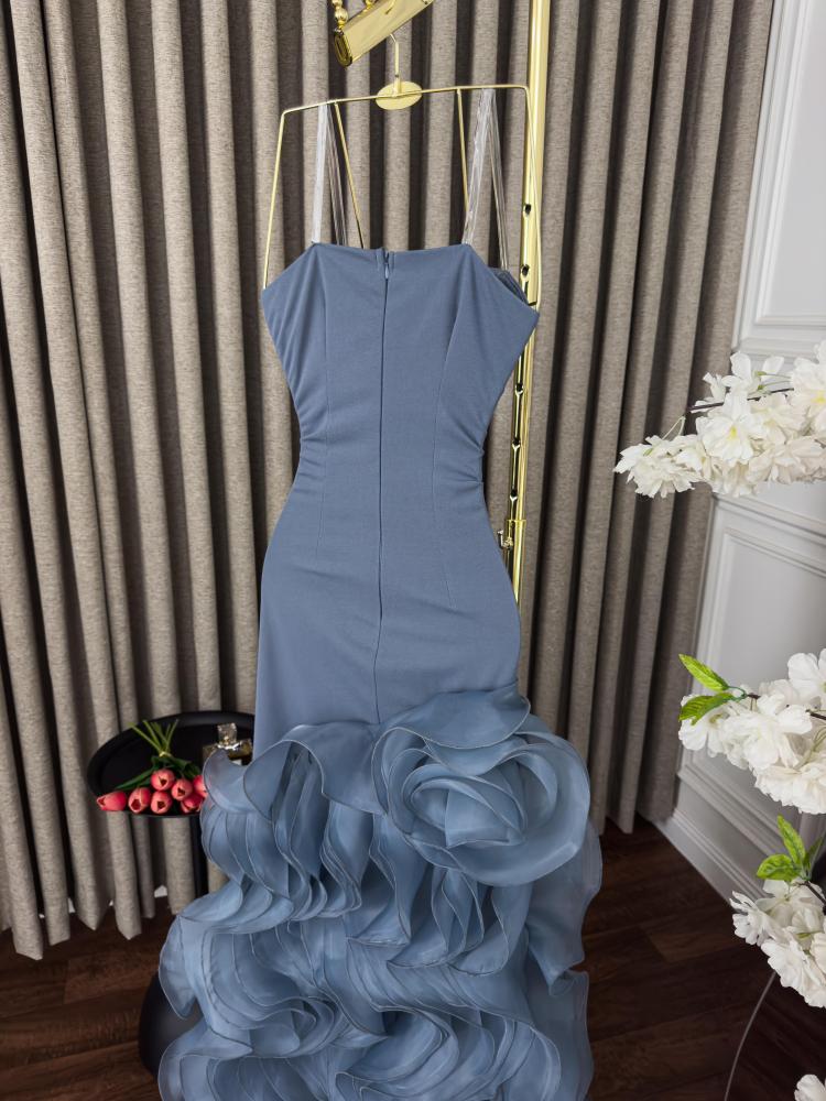 فستان سهرة خامة باربي وتحت اورجنزا كوري