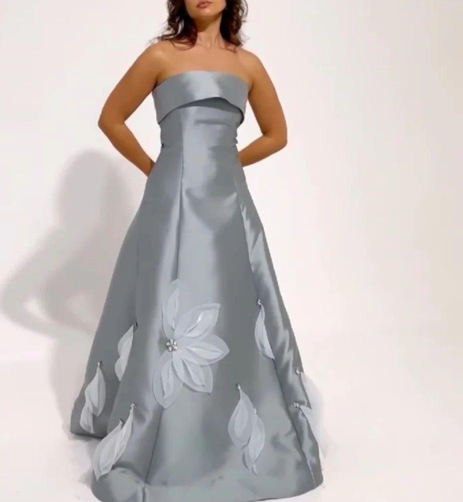 فستان خامه ميكادو تطريز ورود