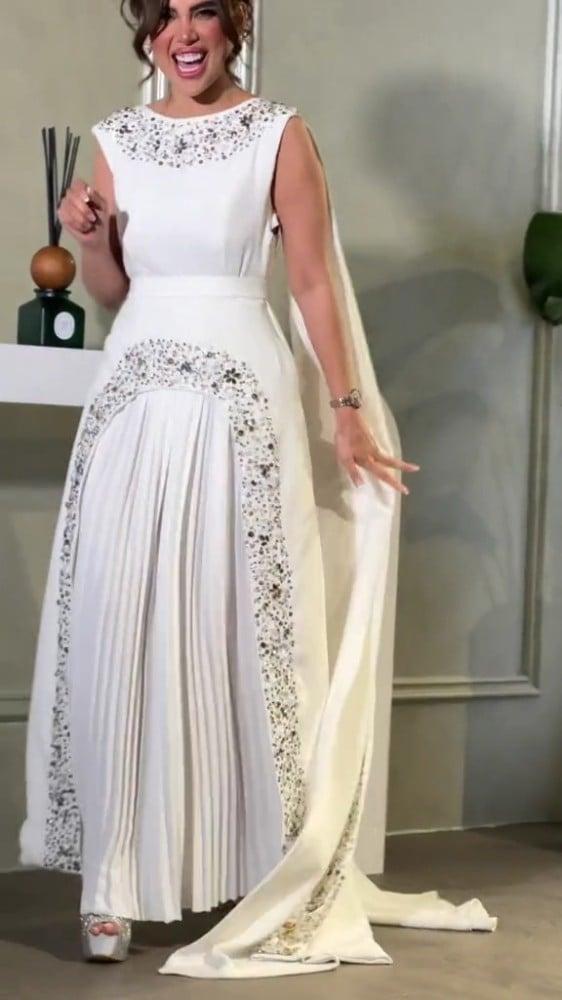 فستان سهرة فخم باربي تطريز يدوي