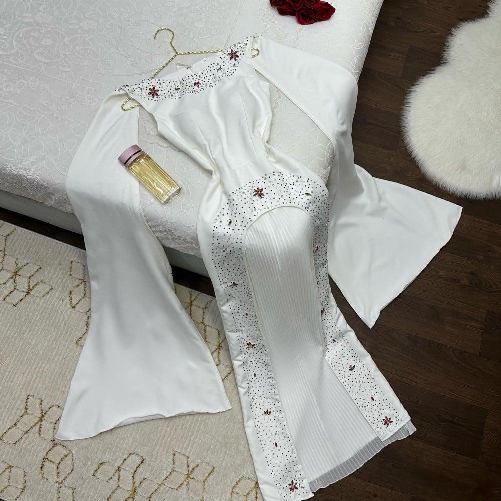 فستان سهرة فخم باربي تطريز يدوي