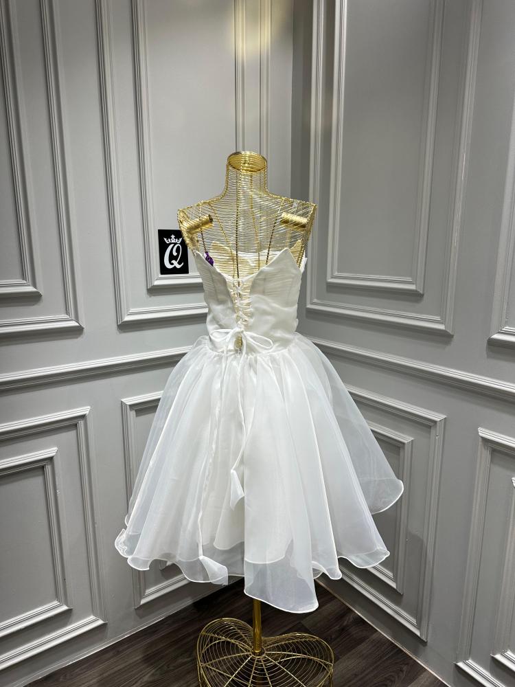 فستان سهره  خامه اورجنزا