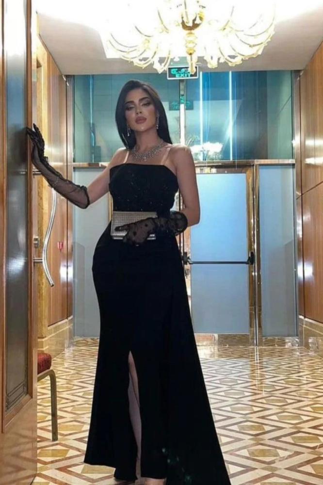 فستان خامه كريب تطريز انيق