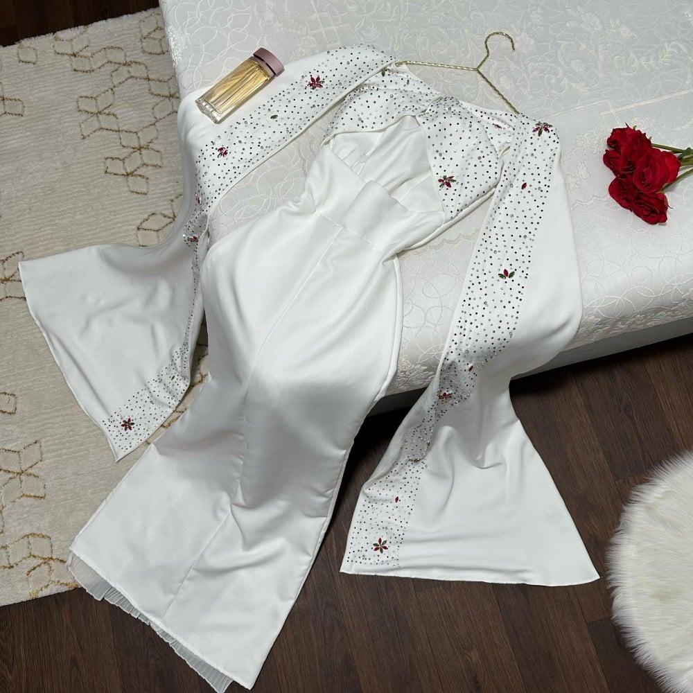 فستان سهرة فخم باربي تطريز يدوي