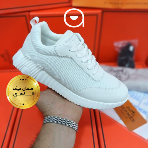 Hermes Bouncing Sneaker - full white