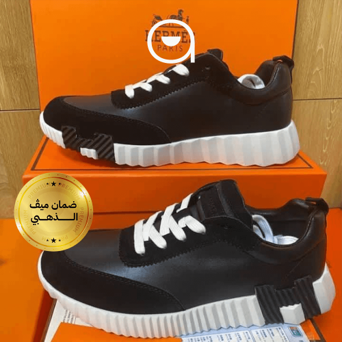 Hermes Bouncing Sneaker - black leather