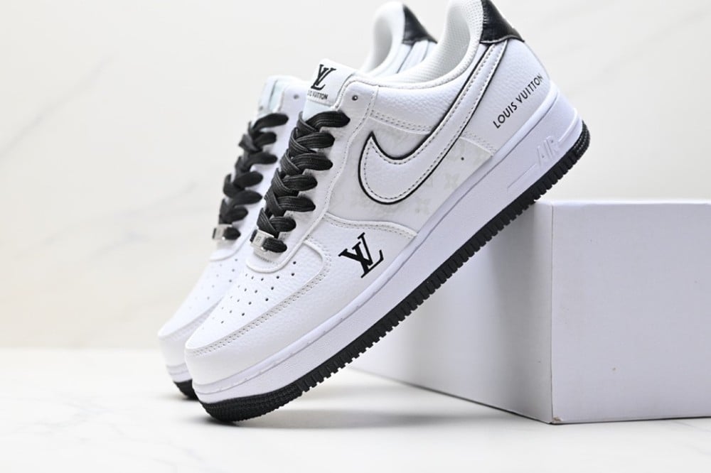 Nike Air Force Low Louis Vuitton White Black VANCY
