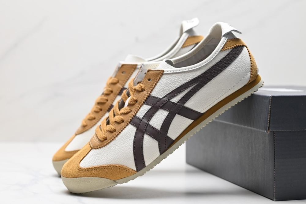 Onitsuka Tiger Mexico 66 Cream Licorice Brown VANCY