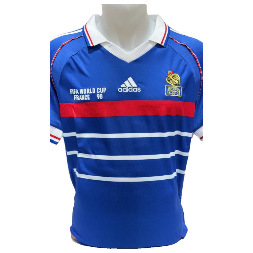 تيشيرت فرنسا 1998 كلاسيك الازرق