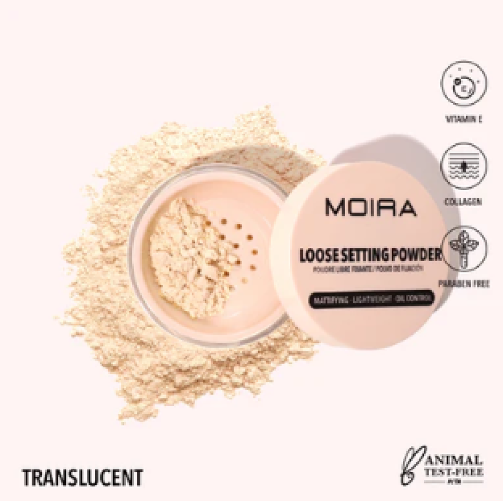 مويرا MOIRA لوس بودرة درجة TRANSLUCEENT LSP001