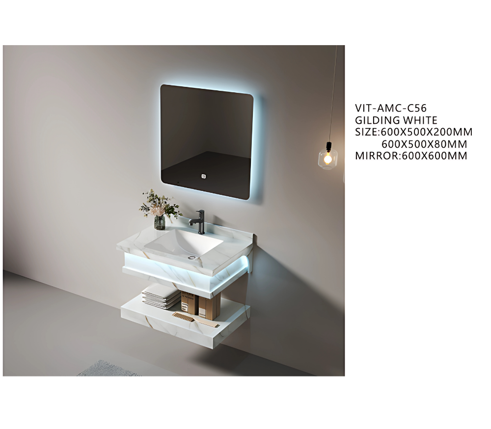 مغسلة GILDING WHITE – VIT-AMC-C56