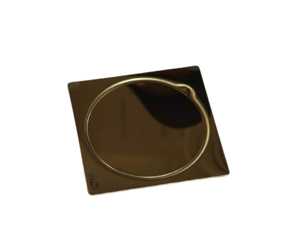 صفاية ستيل بغطاء ذهبي 15x15