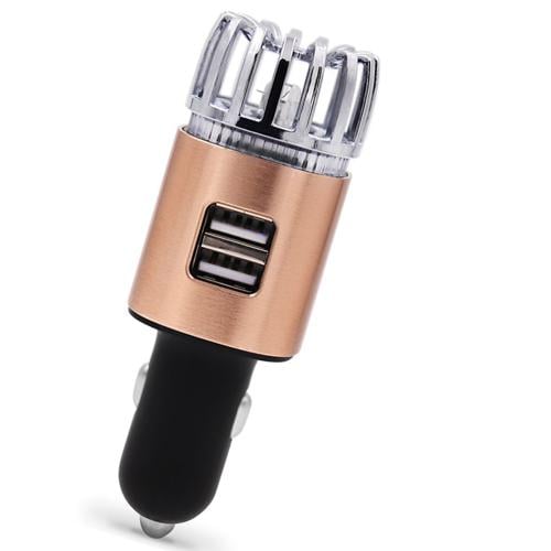 جهاز ترطيب هواء السيارة مع شاحن جوال USB مزدوج ( ل...