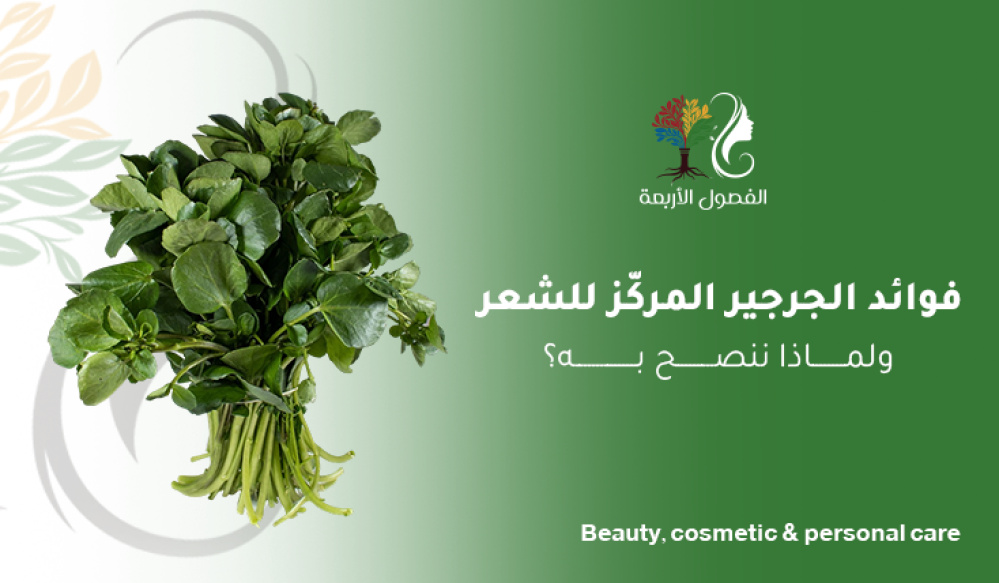 فوائد الجرجير المركّز للشعر ولماذا ننصح به؟