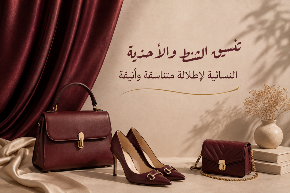 تنسيق الشنط والأحذية