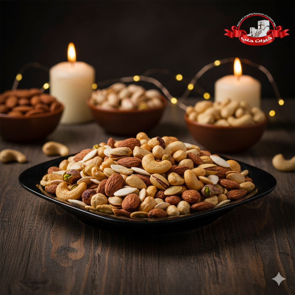 مكسرات مشكلة محمصة