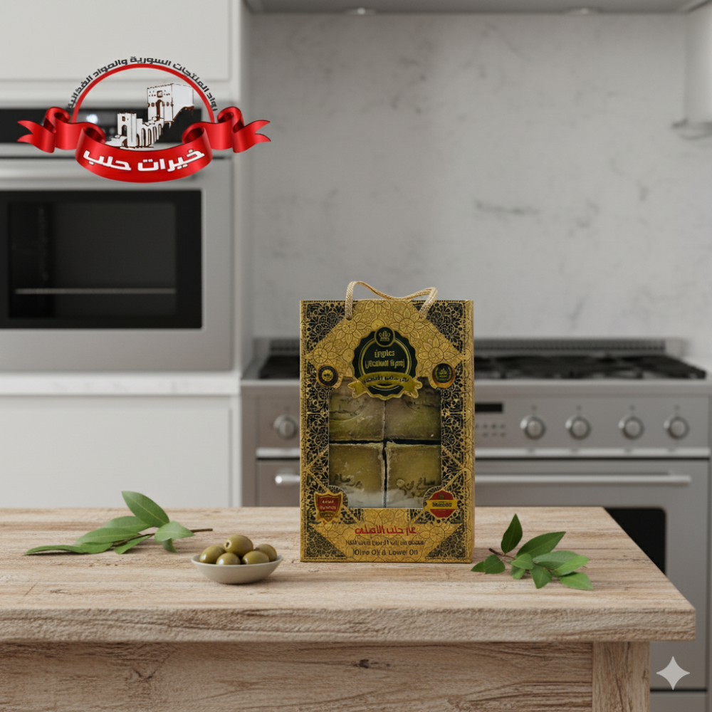 صابون غار حلب الاصلي - 4 حبات