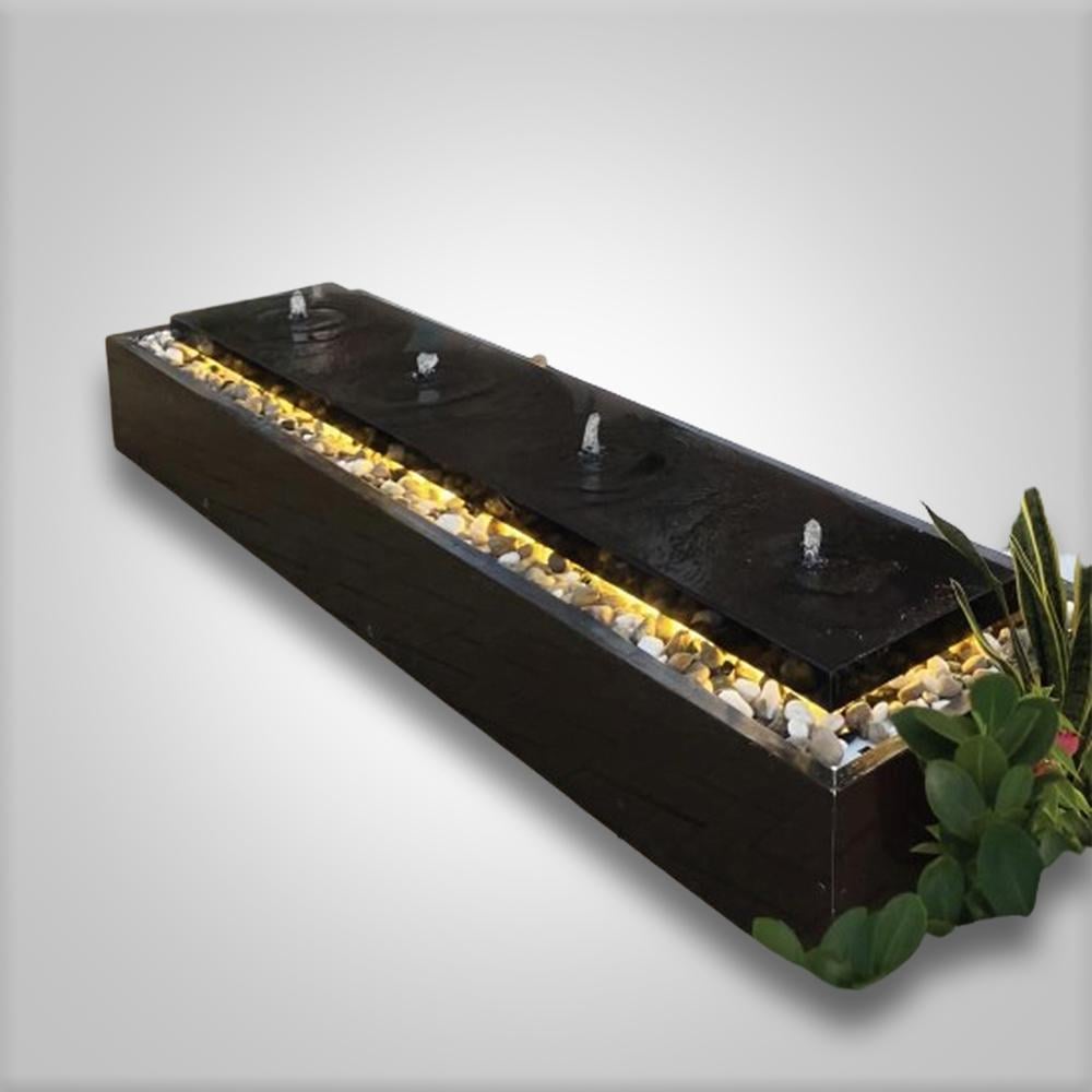 نافورة صغيرة جاهزة- الإضاءة في النافورة الصغيرة الجاهزة