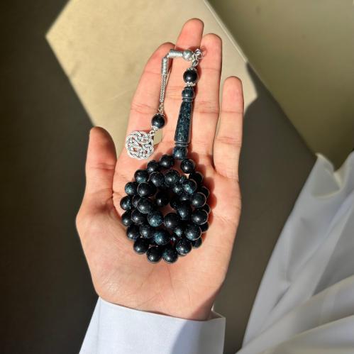 سبحة بكلايت اسود نجوم الليل