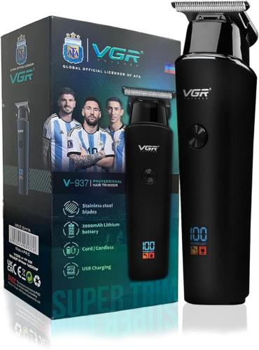 VGR V-937 – ماكينة حلاقة كهربائية رجالية احترافية،...