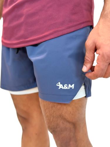 A&M SHORT _BLUE