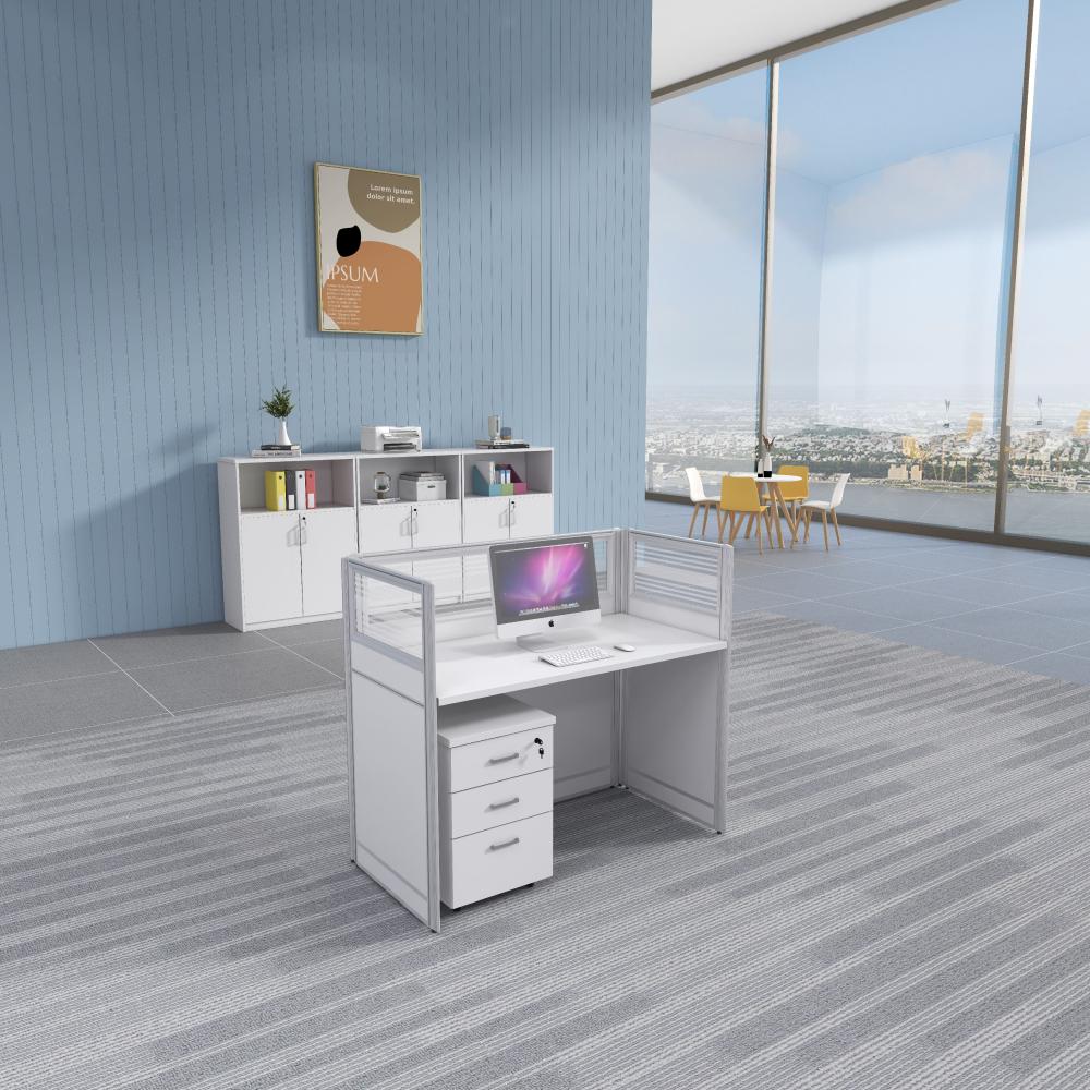 وحدة عمل كلاسيك موديل W20 أبيض  من تشييد الشرق للاثاث المكتبي