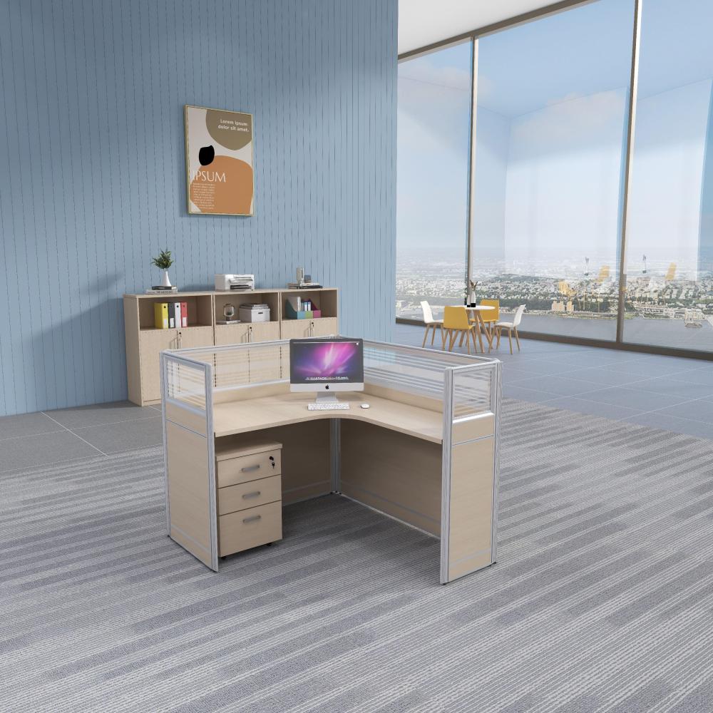 وحدة عمل كلاسيك موديل W20 L بيج من تشييد الشرق للاثاث المكتبي