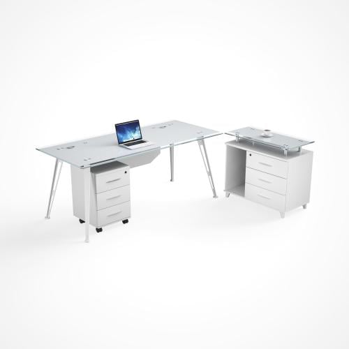 مكتب زجاج موديل CB-24 من تشييد الشرق | تصميم عصري...