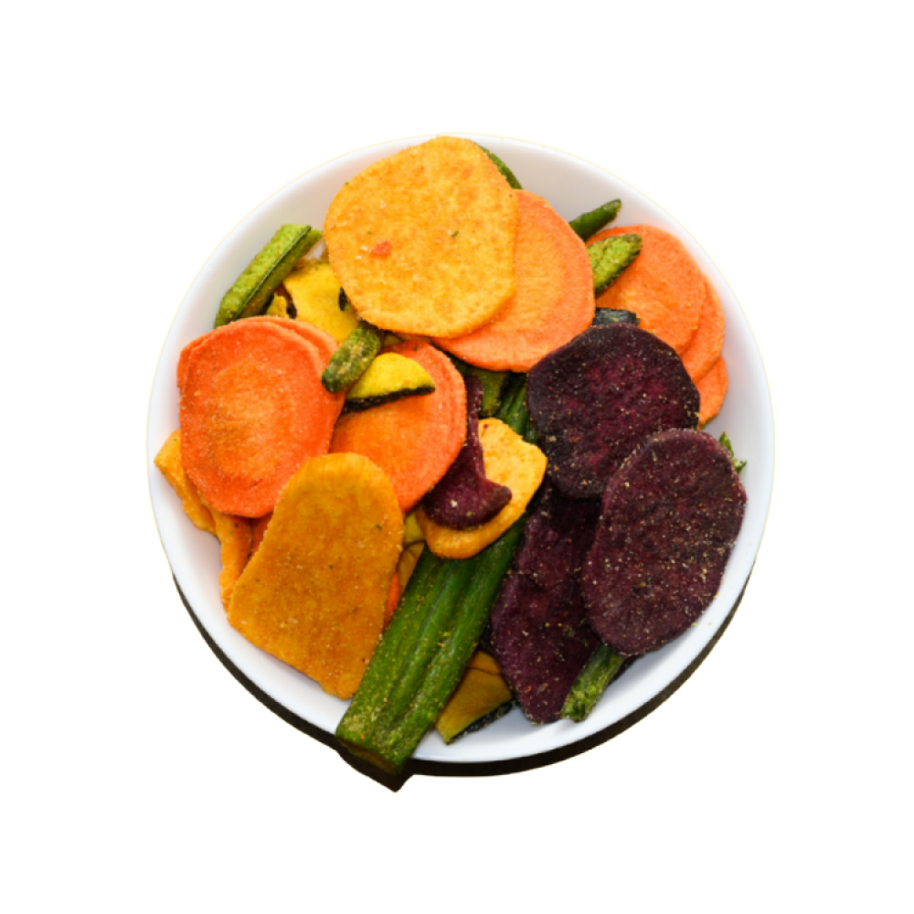 Mix dried vegetables without spices
