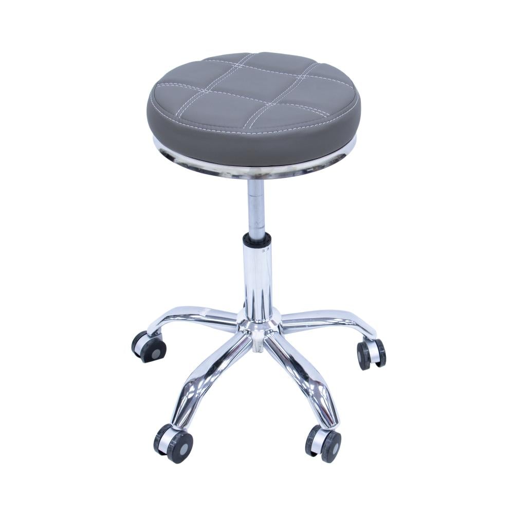 Gray Round Stoll Chair from Globalstar
