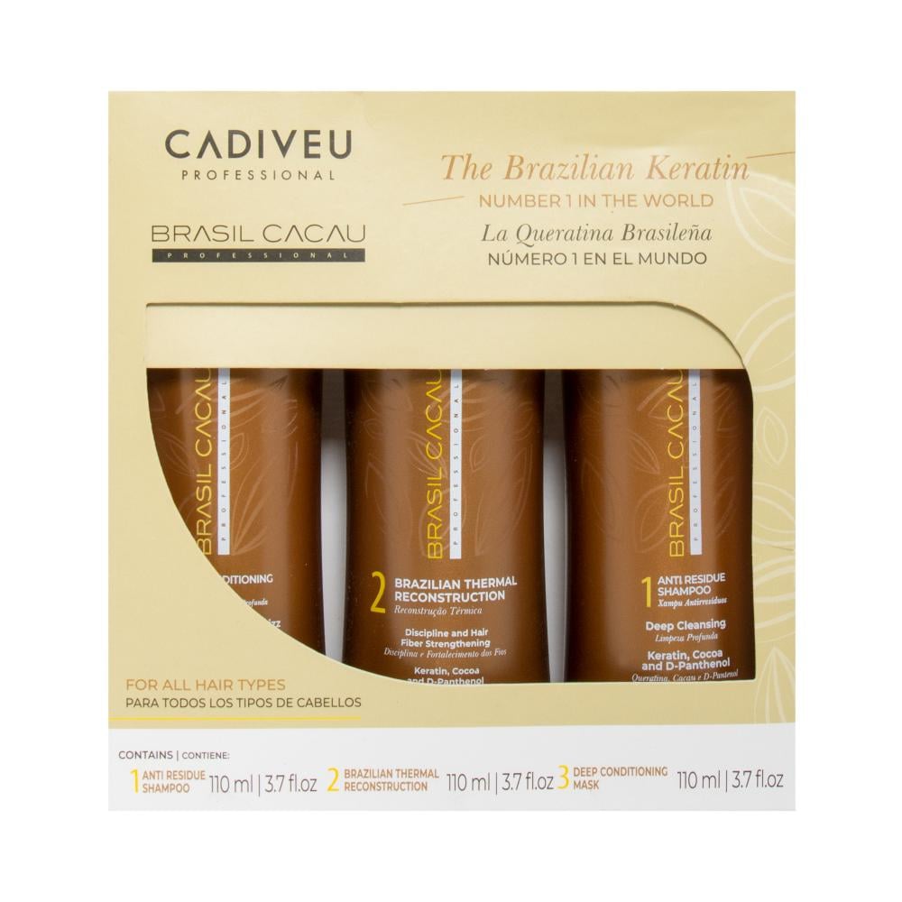 Brazil Cocoa Keratin Hair Treatment Set 3 x 110 ml